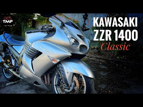 Видео: Классический мотоцикл: обзор Kawasaki ZZR1400 2008 года