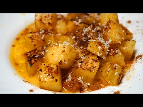 Видео: Оригинальный десерт из дыни. Жареная дыня. Звучит странно, но это очень вкусно