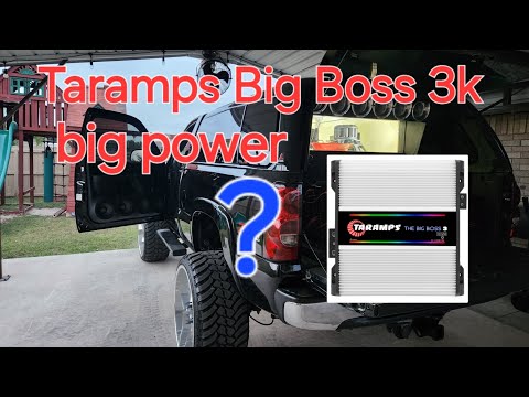 Видео: Taramps Big Boss 3k на 4 Fi audio 3.9 black neo 18s TESTING (La Taz)