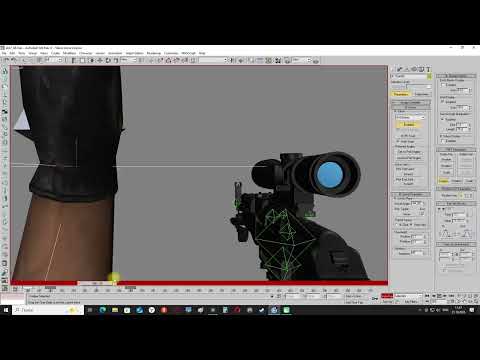 Видео: Создание нового оружия для «Far Cry» - 3DS-Max-8 - анимация броска гранаты