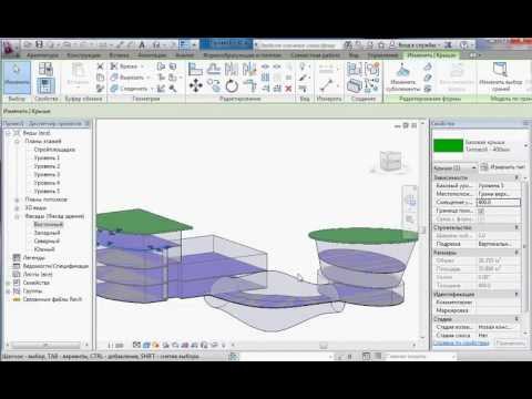 Видео: Создание модели по формообразующим в Autodesk Revit