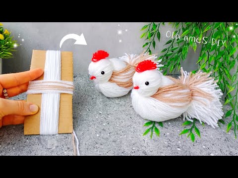 Видео: Как Красиво 🐔💖 Сделала Очень Просто Милый Пасхальный Декор - Курица из Пряжи - Вам Понравится Идея
