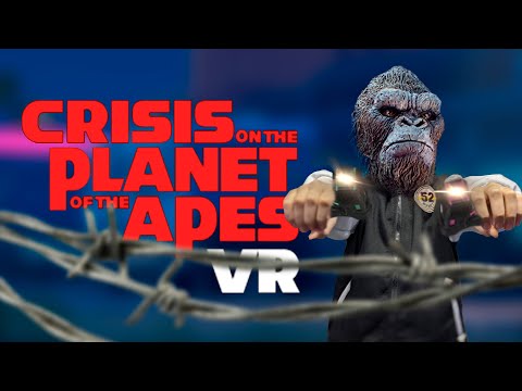 Видео: Crisis on the Planet of the Apes [PSVR] Часть 2