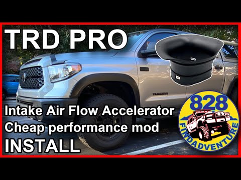 Видео: Как: установить ускоритель впускного потока воздуха TRD PRO на Toyota Tundra и получить низкую пр...