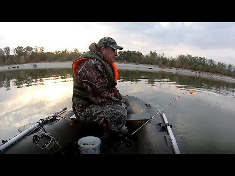 Видео: Удачная рыбалка с лодки. Снасть - кольцо.