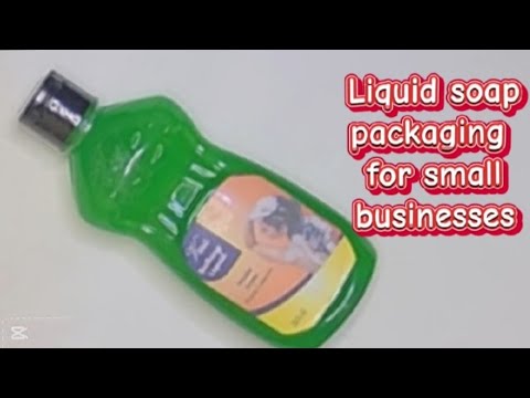 Видео: Упаковка жидкого мыла для малого бизнеса