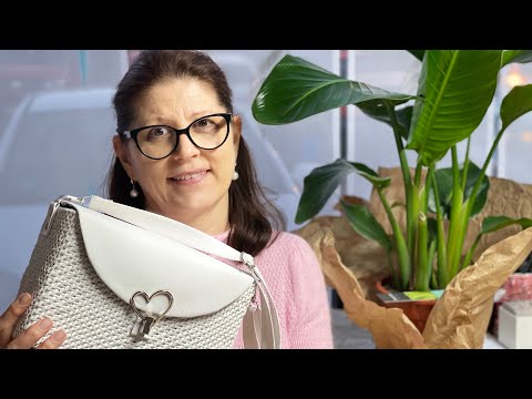 Видео: Сумки /бумажная лоза/ручная работа /клапан к сумке /Handarbeit/Tasche