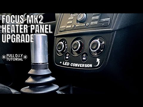 Видео: Руководство по обновлению панели обогревателя Focus MK2 + замена светодиодов | *ПРАКТИЧЕСКОЕ РУКО...