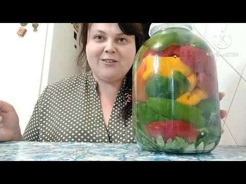 Видео: Квашений солодкий перець. Солоний болгарський перець на зиму.