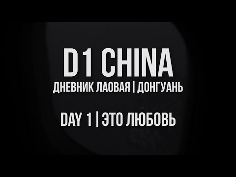 Видео: D1 CHINA // Дневник лаовая. Донгуань // День 1. Это Любовь!