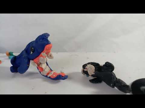 Видео: Fish feed and grow карта great map мои рыбы из пластилина часть первая