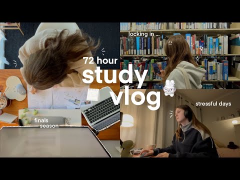 Видео: 72-часовой УЧЕБНЫЙ ВИДЕОБЛОГ 🖇️ запираемся в библиотеке, финальные задания, напряженные дни, насы...