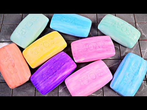 Видео: ASMR SOAP. 💙🩷💜🧡Резка сухого мыла. Satisfying video💙🩷💜🧡