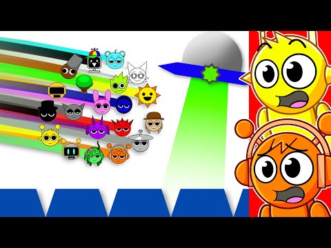 Видео: Реакция на SPRUNKI MRABLE RACE: Только один может победить!