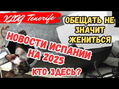 Видео: ИЗМЕНЕНИЯ В Испании В 2025 или ОБЕЩАННОГО 3 ГОДА ЖДУТ, Тенерифе, Испания