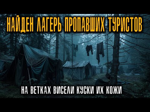 Видео: Мы нашли в лесу Лагерь Исчезнувших Туристов. Палатки были целыми, а на Деревьях — куски их кожи.