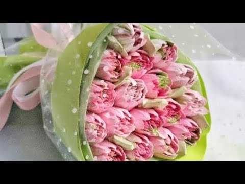 Видео: 🌷 ЗЕФИРНЫЕ ТЮЛЬПАНЫ❇️ от🌷 Ларисы Лазаревой lazareva260369