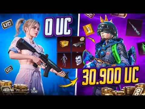 Видео: ЛУЧШАЯ ПРОКАЧКА НА 30.900 UC НА АККАУНТЕ ПОДПИСЧИКА! | ВЫБИЛ ВСЕ ЗА КОПЕЙКИ?!