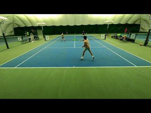 Видео: теннис пары || гачиборьба || 3.0 - 3.5 NTRP