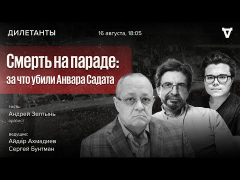 Видео: Смерть на параде: за что убили Анвара Садата. Андрей Зелтынь / Дилетанты / 16.08.24