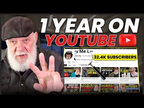 Видео: Я начал вести YouTube в 80 лет... 32 000 подписчиков за год