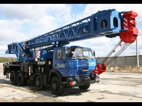 Видео: Один из лучших современных кранов 40т! Автокран "Клинцы" KC-65719-1K .