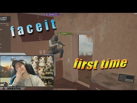 Видео: Макатао 1-ый раз на фейсите / Сквад с MuMiNo, POKAMOLODOY, HoBBitEz // MakataO на faceit #1 (часть1)