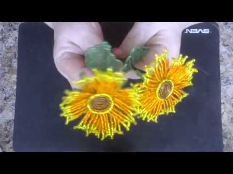 Видео: Гайлардия из бисера.  Мастер - класс. Бисероплетение.