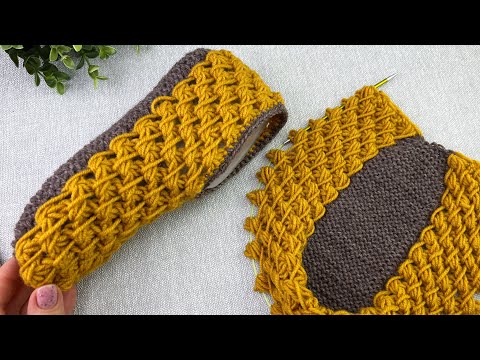 Видео: 💥ЛЮБОЙ СМОЖЕТ СВЯЗАТЬ!!!💥Вязаные следки на двух спицах👌