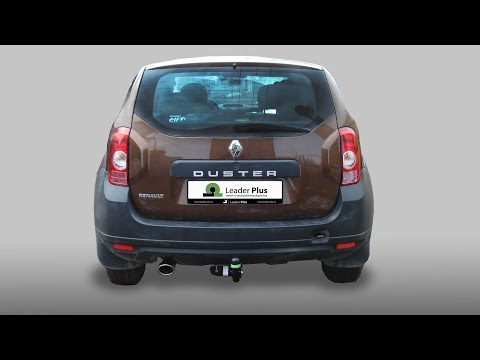 Видео: Установка фаркопа Leader R115-А. RENAULT DUSTER(внедорожник)2wd-4wd.2011 - 2015 г.в., 2015 -... г.в.