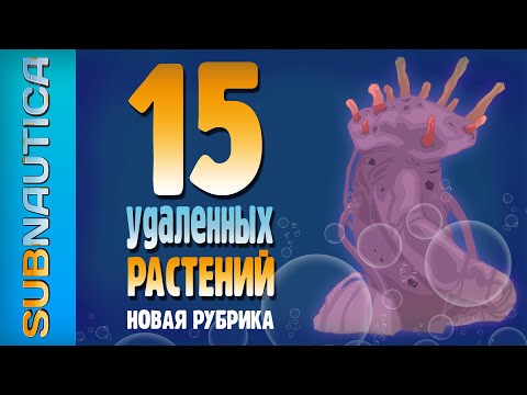 Видео: УДАЛЁННАЯ ФЛОРА МИРА SUBNAUTICA / 15 ВЫРЕЗАННЫХ КОНЦЕПТОВ РАСТЕНИЙ