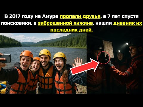 Видео: В 2017 на Амуре пропали друзья, а 7 лет спустя поисковики в заброшенной хижине нашли их дневни