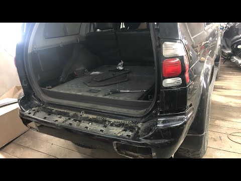 Видео: Как снять задний бампер на митсубиси паджеро спорт 2008 #Mitsubishi Pajero Sport