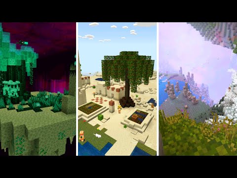 Видео: 10 ЛУЧШИХ модов на БИОМЫ для Майнкрафт пе 1.21!Моды на биомы на Майнкрафт бедрок