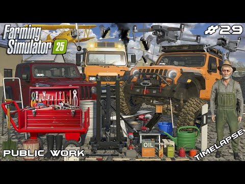 Видео: ПРЕВРАЩАЕМ СТАНДАРТНЫЙ JEEP GLADIATOR В ВНЕДОРОЖНИКА🔧🚙 | ОБЩЕСТВЕННЫЕ РАБОТЫ | Farming Simulator ...