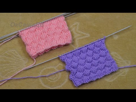 Видео: Узор Пузыри (Пузырики). Bubbles Knitting Pattern. Вяжем с Оксаной Валерьевной.
