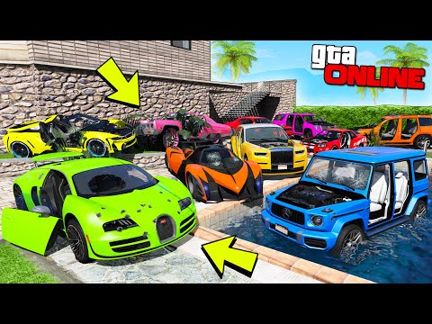 Видео: УГНАЛ КУЧУ ЗАБРОШЕННЫХ ЧИТ ТАЧЕК ЗА 180 СЕКУНД! БИТВА ВОРОВ В ГТА 5!