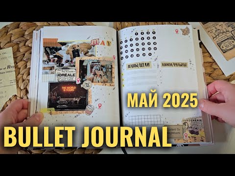 Видео: оформление Bullet Journal на МАЙ 🌍