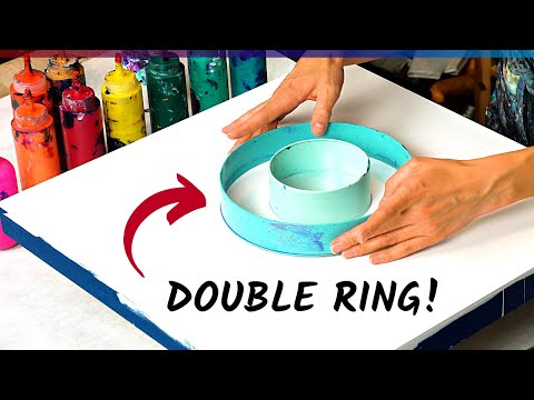 Видео: Создай ФЕНОМЕНАЛЬНУЮ акриловую заливку с 3D-эффектом - ЛЕГКО! 😲 Жидкий акрил «Прорыв» 💓