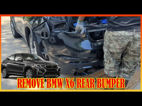 Видео: Снять задний бампер BMW X6
