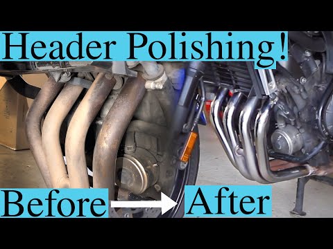 Видео: Как отполировать выхлопную систему мотоцикла. **Безумное преображение**