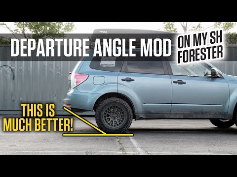 Видео: Улучшенный угол съезда для моего Forester 2009-2013 годов выпуска