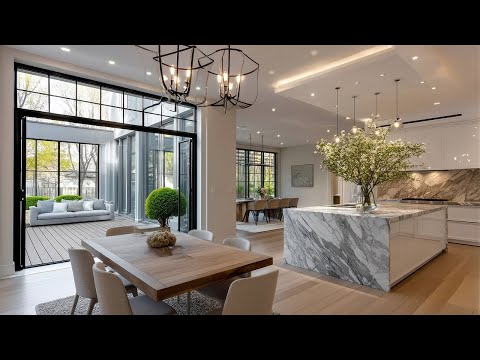 Видео: Как создать плавный переход между кухней и столовой