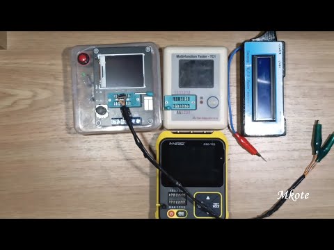 Видео: ESR-метр от miron63: обзор, большой тест, сравнение с TC-1, GM328A и DSO-TC2.