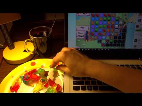 Видео: ASMR: Конфеты и конфеты (Candy Crush) [HROOM-HROOM]