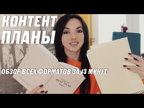 Видео: КАКОЙ КОНТЕНТ-ПЛАН ВЫ НЕ ЗАБРОСИТЕ? Обзор лучших форматов и методов ведения для любого блога