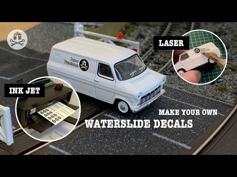 Видео: Создайте собственные наклейки для водных горок — перенос моделей с помощью струйной и лазерной пе...
