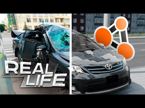 Видео: Аварии на реальных событиях в BeamNG.Drive #42