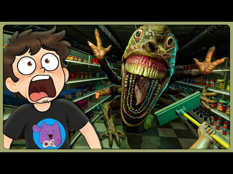 Видео: УСТРОИЛСЯ РАБОТАТЬ В ПРОКЛЯТЫЙ МАГАЗИН! ► HELLMART Demo
