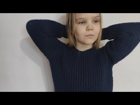 Видео: Школьный свитер английской резинкой😊